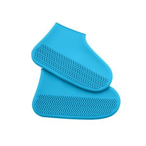 Botas de zapata impermeable Cubierta de calzado Material de silicona Unisex Deporte Zapatos Protectores Botas de lluvia para Días de lluvia al aire libre para interiores Reutilizables
