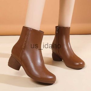 Boots Femme Boots Snow New Shoes for Women Lace-Up Both's Boots Flat Ankle Boots Platform Soft Chunky Botas Mujer Winter Shoes J230818