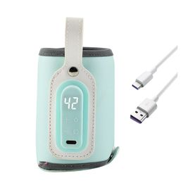 Calentadores de biberones Esterilizadores # Calentadores Esterilizadores Calentamiento rápido Enfermería Carga USB Calentador de viaje portátil Fácil de limpiar en el automóvil Función multifunción Dh40G