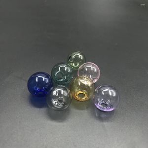 Bouteilles 16mm boule ronde colorée verre Globe orbes pendentif bouteille flacon bijoux accessoires résultats collier fait main perles