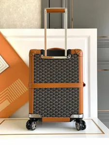 Bourget PM trolley case excellent handmade travel rolling trolley luggage 360 degree wheels trunk suitcases air cabin boarding carry on luggages