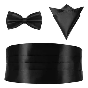 Pajaritas 3 piezas bodas ropa accesorios hombres pañuelo vestido bolsillo hombres hombre Cummerbund