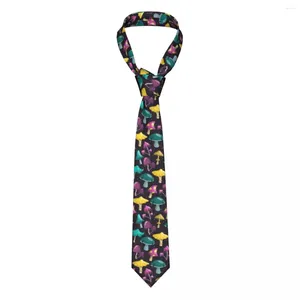 Cravates d'arc Cravate pour hommes Slim Skinny Magic Fée Champignons Cravate Mode Style libre pour la fête de mariage