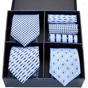 Bow Ties Silk For Men Noquete Hanky ​​set Tie Cravat Forme Rouge Business Office Office Shirt Coldie Gift in a Box