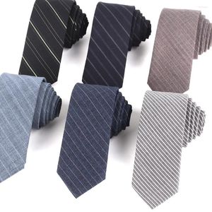 Pajaritas flacas para hombres y mujeres, corbata de lana informal, traje de boda, novio, negocios, corbata de lana delgada, raya para hombre