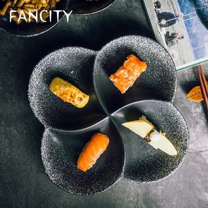 Bols FANCITY Assiette Créative Panneau Céramique Ménage Vaisselle Petit Déjeuner Snack