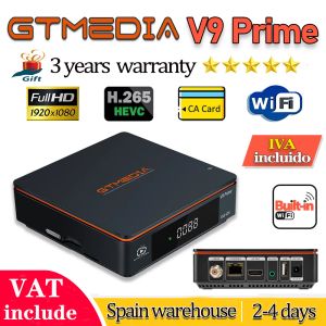 Box 1080p DVBS2 GTMEDIA V9 SUPER/Prime satélite receptor mismo GTMEDIA V8X FREESAT V8X BULITIN WIFI FULL HD H2.65 FTA Sin aplicación