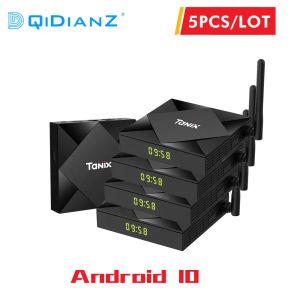 Boîte 5 PCS TANIX TX6S 4 Go 32 Go / 64 Go Smart TV Box Android 10 8k x 4k 1080p Media Player H616 Quad Core CPU Android 10.0 Set Top Box