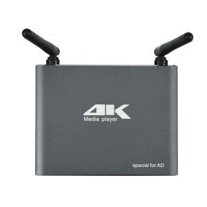 Box Player multimédia Full HD 4K avec carte WiFi TF Disque HDD HDD Multimedia Vidéo publicitaire AD PLAT EN BOX TV WIRESS