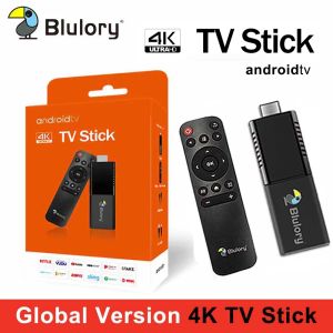 Box BLULORY 4K TV Stick Global Version Android 10.0 CPU Quadcore Arm CORTEXA53 GPU Malig31 1 Go 8 Go WiFi 2,4g + 5GHz