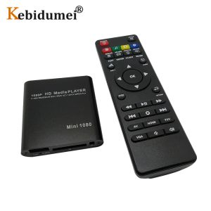 Box Full HD 1080p Media Video Player avec hdMicompatible VGA AV USB SD / MMC MPEG2HD TV Box Superport MKV H.264 Lecteur multimédia HDD