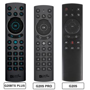 Box G20BTS Plus Smart Voice Air Mouse 2.4G Control remoto retroilimentado BT5.0 Gyroscope IR Aprendizaje para Android TV Box G20S Pro