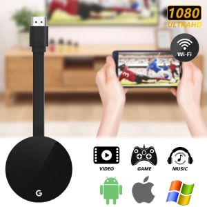 Box G7S 4K TV Stick 2.4G / 5G Wiless Wi-Fi HDMICOcompatible Récepteur d'affichage Anycast pour Google pour Miracast AirPlay Dongle Dongle