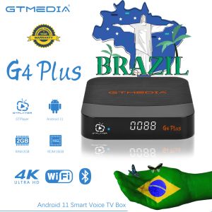 Box GTMedia G4 Plus / G2 Plus 4K H.265 / VP9 Android 11 TV Box Amlogic S905W2 2GB + 16 Go WiFi intégré 2,4G / 5.8g + BT4.1 GTPlayer TV Box Box Box Box Box