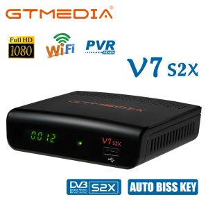 Box GTMedia V7 Pro Satellite Receiver CA Carte IKS CCAM M3U DVBS2 DVBT2 Deccoder TV Box Stock en Espagne