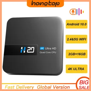 Box Hongtop Global Version Smart TV Box Android TV Box Android 10.0 2 Go 16 Go 4k HD VOCAT ASSISTANT