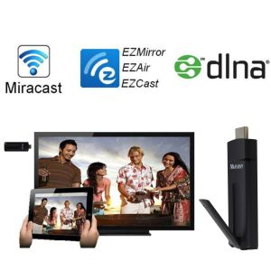 Box mesy a2w ii ezcast tv stick hd 1080p miracast dlna airplay wifi wifi affiche récepteur dongle support écrans airplay dlna miracast