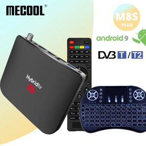 Box MECOol M8S Plus DVB T2 Andriod 9 TV Box 2G + 16G Andriod Box Amlogic S905X2 DVB T / T2 Smart TV Media 2.4G WiFi Set Top Box Player