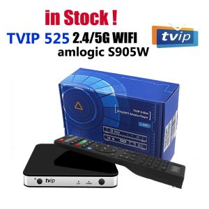 Box Box Linux TV TVIP.525 4K HD 2.4 / 5G WiFi S905W Quad Core TVIP SBOX V525 3840X2160 TVIP525 Chière PK TVIP605