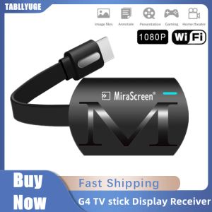 Box Tablyuge G4 TV Stick WiFi Affichage Récepteur DLNA Miracast AirPlay Mirror Screen HDMICOMPATIBLE Android iOS Mirascreen Dongle