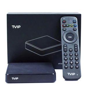Box Großhandel Linux Set-Top-Box TVIP 605 Se Dual-System Android Amlogic S905x 2,4 G/5 G WIFI 1 GB 8 GB Smart Media Player TVIP605 PK Mag32