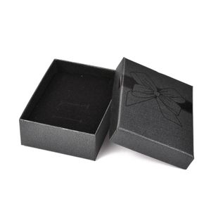 Boîtes 24pcs Boîtes de bijoux en papier rectangle Ensemble pour les boucles de colliers Boucles d'oreilles Boîte à coloctur