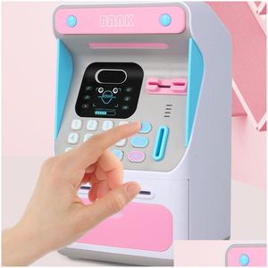 Cajas de almacenamiento # Cajas de almacenamiento Contenedores Hucha electrónica Caja fuerte Dinero para niños Monedas digitales Depósito de ahorro en efectivo Mini Atm Hine Dh8Fn