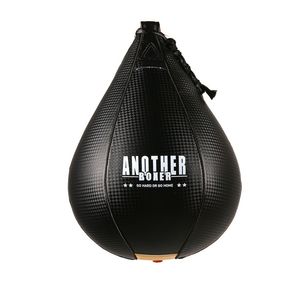 Pelota de velocidad de boxeo, pelota de pera, uso de velocidad de entrenamiento, patrón de estera de pelota de boxeo, pelota de velocidad negra que se puede combinar con rotador T200416