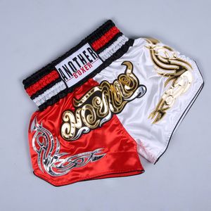 Maillots de boxe Muay Thai Shorts professionnels Sanda costumes adultes compétition formation MMA combat pantalons courts filles garçons Boxeo Kickboxing 221130