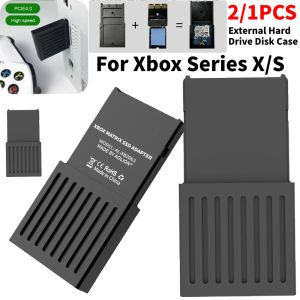 Cajas 2/1pcs para el adaptador de la serie Xbox X/S SSD Disco duro del disco duro del disco Host M2 NVME 2230 SSD Expansion Expansion Card Box PCIe 4