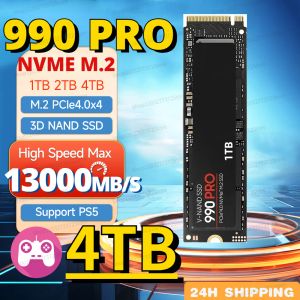 Boxs 990 Pro 13000 mo/s M.2 SSD 512 go 1 to 2 to 4 to avec dissipateur thermique PCIe4.0x4 NVMe disque dur interne disque SSD pour ordinateur de bureau PS5