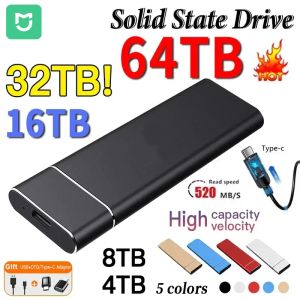 Boxs Mijia External Mobile Solid State Drive Flash Drive Portable TypeC USB Mini Slim High Speed Transfer Flash Memory Device