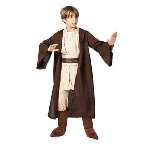 Garçons Jedi guerrier film personnage Cosplay fête vêtements enfants enfant fantaisie Halloween pourim carnaval Costume Q0910