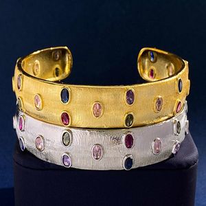 Bracelets zlxgirl classique marque de luxe forme de fer à cheval femme et homme bracelet bijoux mode femmes cuivre zircone bracelet bracelet