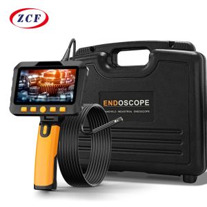 Brackets 5 '' Screen Handheld Endoscope Camera 115Mètre HD1080P Double triple objectif Triple 5MP