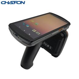 Bracets Chafon UHF Handheld RFID Reader longue Range Android 9.0 avec WiFi Bluetooth 4G GPS Camera Fonction pour l'entrepôt Gérer
