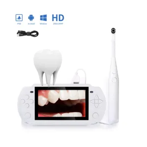 Brassets Handheld Dental Inspection Inspection Endoscope Camera Intraoralteeth Detector avec 4,3 