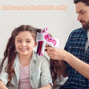 Braiders Girl Automatic Hair Braider Electric DIY Traid tissage Twist Trime Rold Traiding Hairstyle Gift Tools for Kids Child Makeup Set 230310