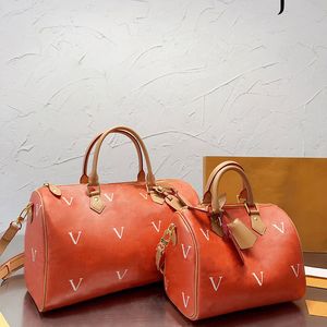 Brand Boston Bags Large Capactiy Totes Men Handbags Bright Color Womens Shoulder Bag Letter Crossbody Luggage 25CM 40CM