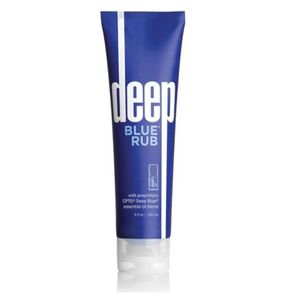 Crema tópica deep BLUE RUB de marca con aceites esenciales, 120ml, cuidado de la piel corporal, hidratante