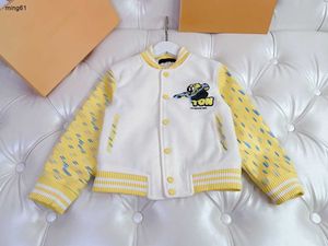 Jacket de la marque de concepteur de marque Broidered Logo Automn Kids Coat Taille 100-150 Coux multi-couleurs Design Baby Clothes Nov10