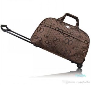 Marque designer sac à bagages étanche style épais valise à roulettes chariot bagages femmes hommes sacs de voyage valise avec roues 8505616