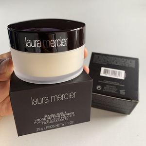 Marque Laura Mercier Loose Setting Powder Brighten Concealer Foundation Fix Makeup Couverture complète Poudre minérale illuminatrice Poudre de finition mate