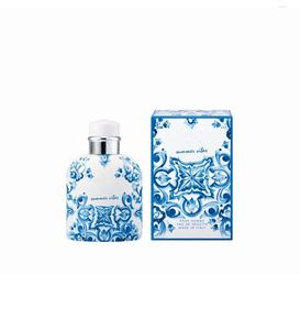 Marque Blue Blue Men Perfume 125 ml pour homme Summer vibrations parfum Edt Bonne odeur de qualité supérieure durable de qualité supérieure