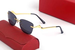 Marque de luxe Designer lunettes de soleil pour femmes hommes Vintage surdimensionné pilote lunettes de soleil irrégulière flexion métal cadre UV400 hommes femme lunettes de soleil bon