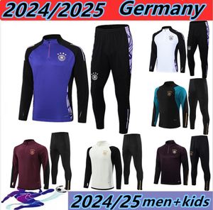 2024 2025 Allemagne Tracksuit Soccer Jersey Kroos Gnabry Werner Draxler Reus Muller Gotze Football Shirt 23/24 ALLEMAGNE World Training Suit Cup Men Kid Kit Sportswear