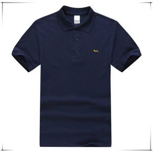 Polo d'été à manches courtes pour hommes flambant neuf 100% coton vente chaude harmont solide coupe ajustée treize couleurs blaine chemises douces respirantes OY11