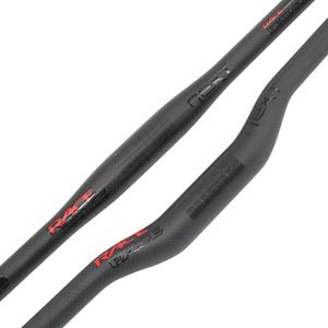 Marque Next VTT mat 3 K entièrement en fibre de carbone guidon de vélo vtt pièces barre couleur rouge noir 240118