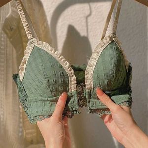 Bras Front Closure Sexy Push Up Bra Backless Deep V Underwear Women Lingerie P230417