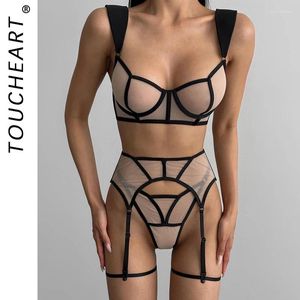 Sets Sets Woman Eroty Lingerie Set Womens con mucha ropa interior para mujeres para mujeres sin censura sujetador y bragas